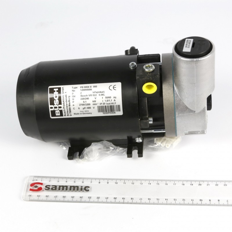 Caixa + bomba de baleiro 4 m3/h Busch