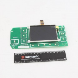 Placa de LEDs e pantalla...