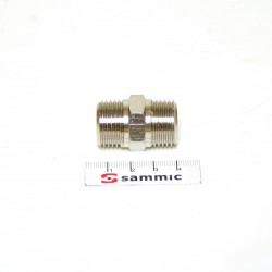 Racord doble-macho 1/2"