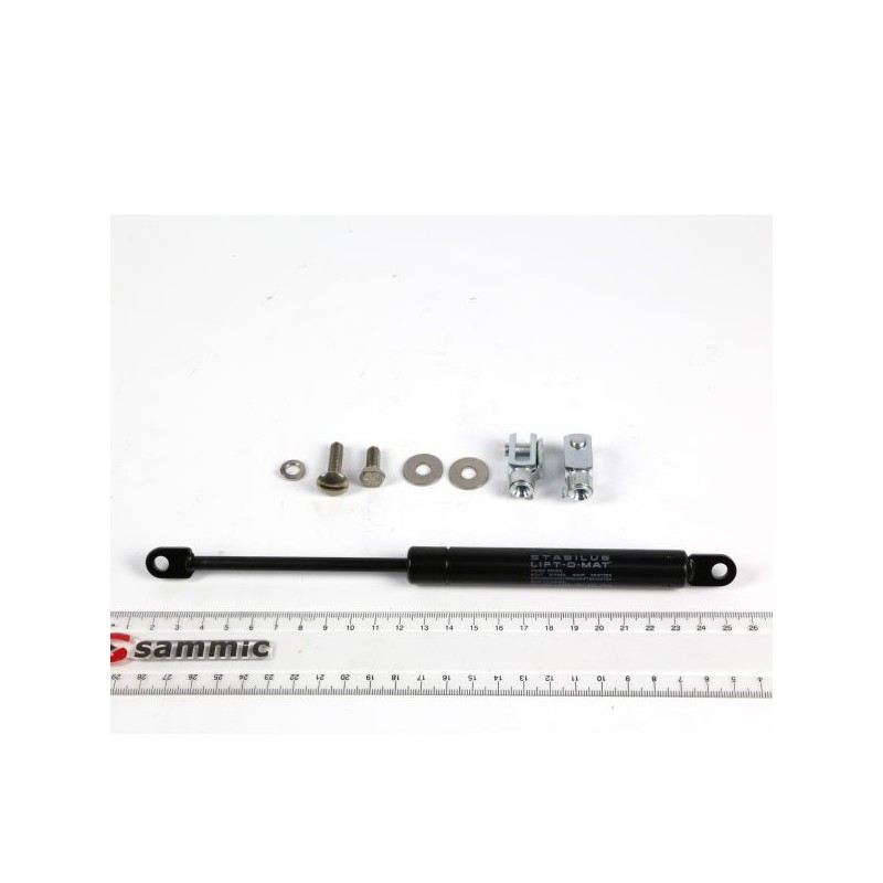 Amortecedor 450N con enganches (lonx. 228 mm)